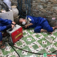 Thông Cống Nghẹt của Vệ Sinh Môi Trường Thành Phố tại Huyện Châu Đức Bà Rịa -...